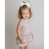 Floral Peplum Short Set, Lilac Multi - Mixed Apparel Set - 3