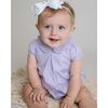 Elena Pique Bubble Romper, Lilac - Rompers - 2