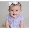 Elena Pique Dress, Lilac - Dresses - 4