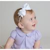 Elena Pique Dress, Lilac - Dresses - 5