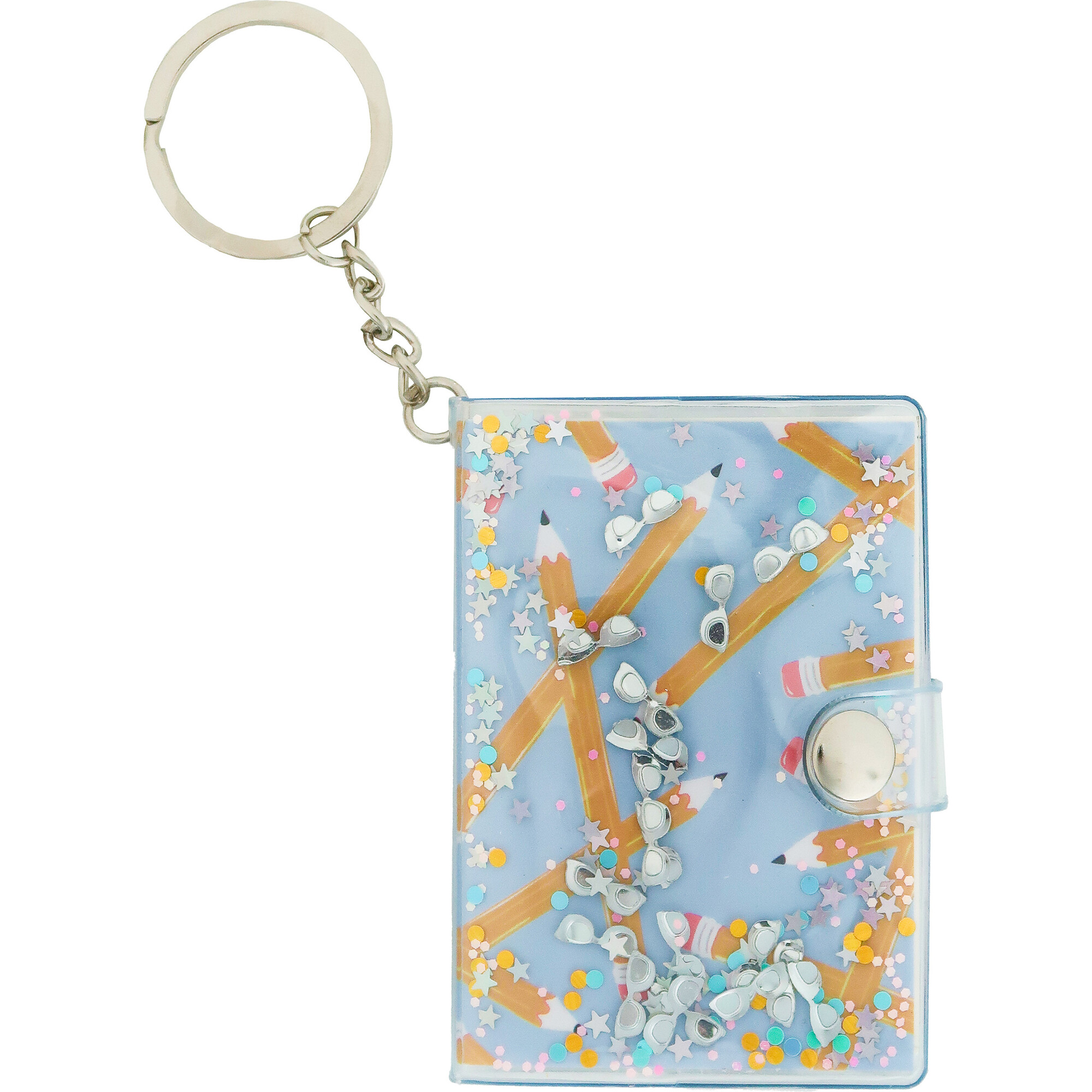 Smarty Pants Notebook Keychain, Blue - Favors - 1