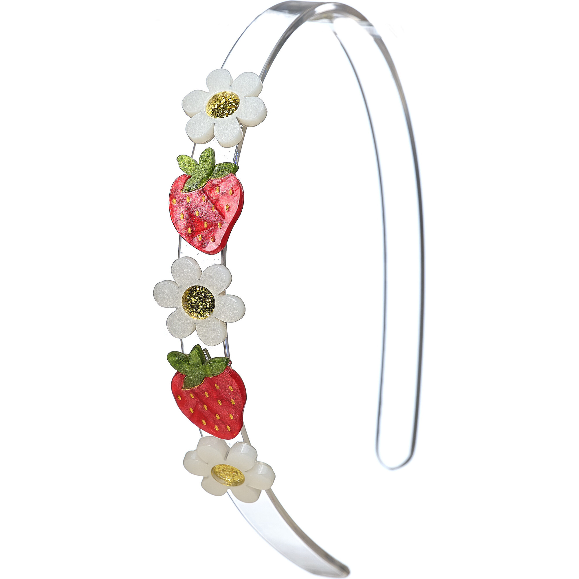 Strawberries and Daisies Headband - Headbands - 1