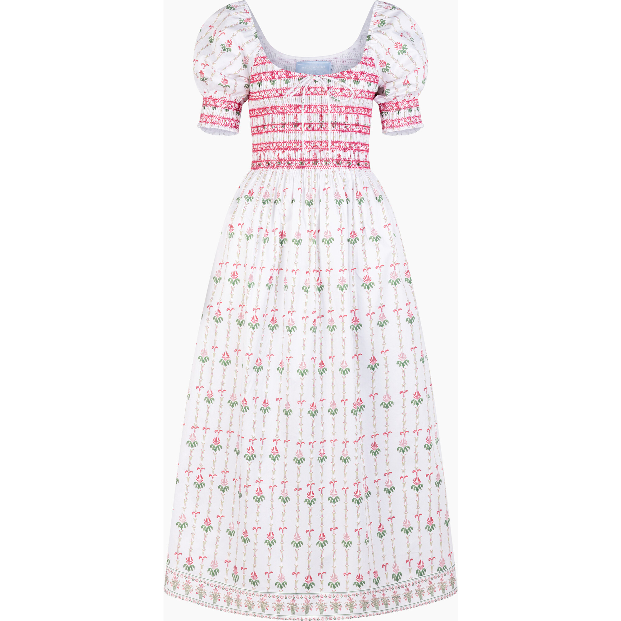 The Madeline Nap Dress, White Trailing Fern - Dresses - 1