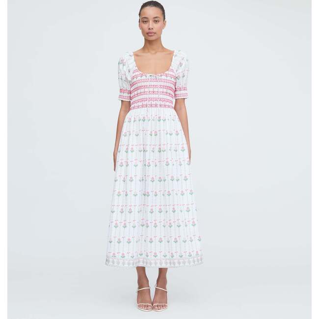 The Madeline Nap Dress, White Trailing Fern - Dresses - 2
