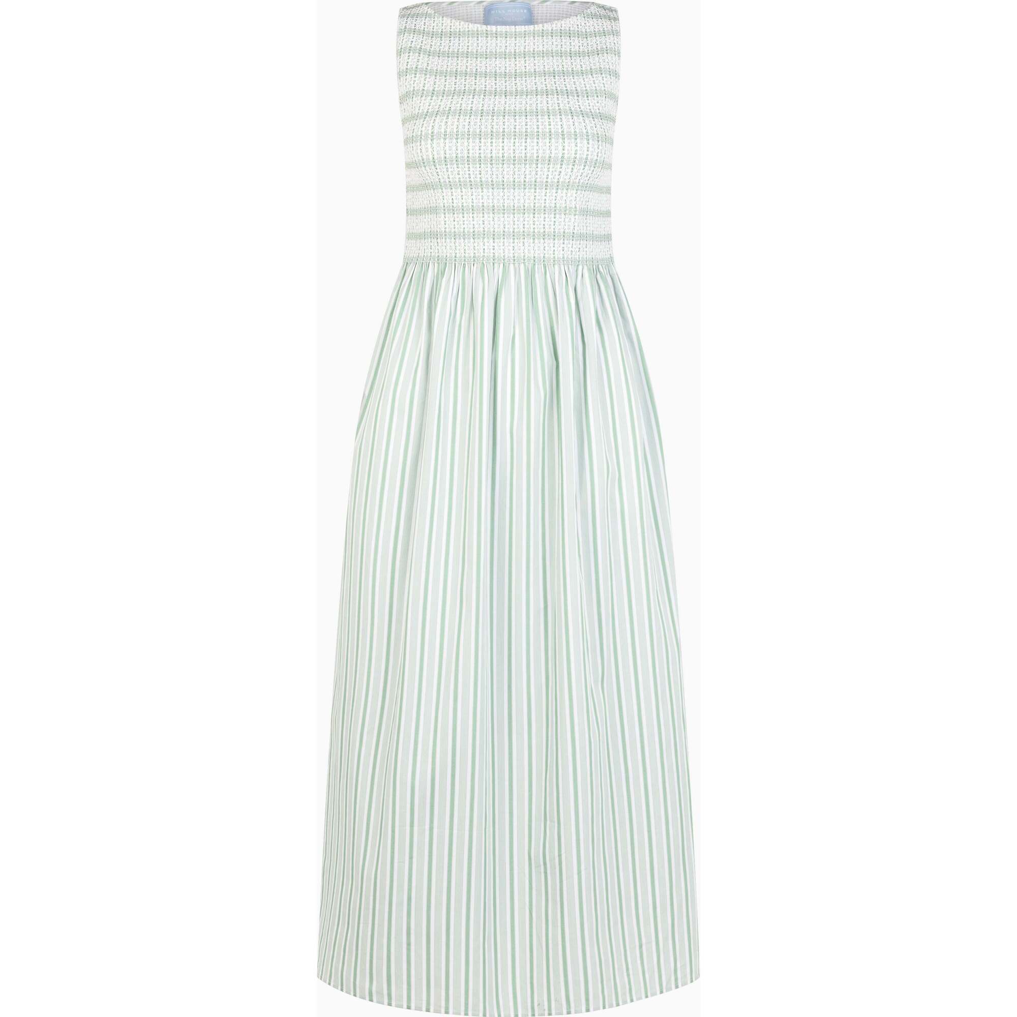 The Cosima Nap Dress, Apple Green Stripe - Dresses - 1