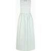 The Cosima Nap Dress, Apple Green Stripe - Dresses - 1 - thumbnail