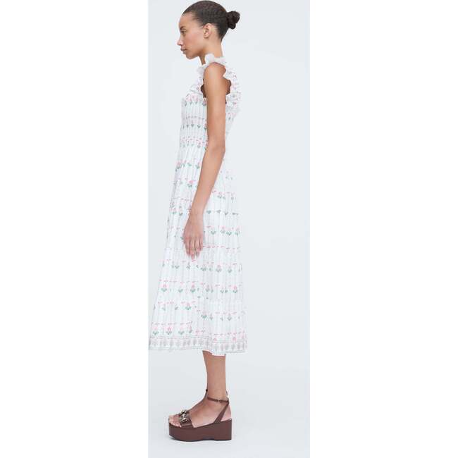 The Ellie Nap Dress, Apple Green Stripe - Dresses - 3