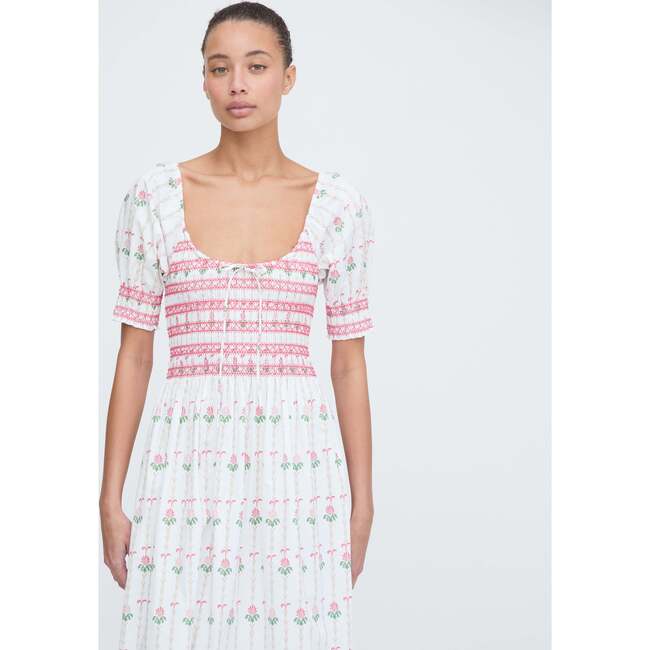The Madeline Nap Dress, White Trailing Fern - Dresses - 5