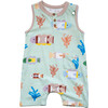 Cleo Baby Romper, Origami Ocean - Rompers - 1 - thumbnail