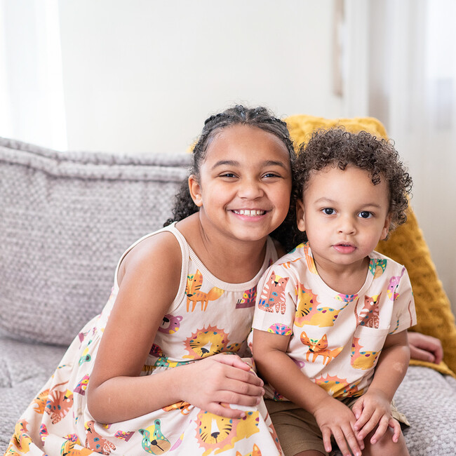 Sage Kids' Dress, Forest Friends - Dresses - 3