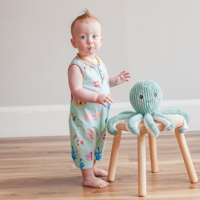 Cleo Baby Romper, Origami Ocean