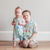 Cleo Baby Romper, Origami Ocean - Rompers - 3