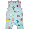 Cleo Baby Romper, Origami Ocean - Rompers - 4