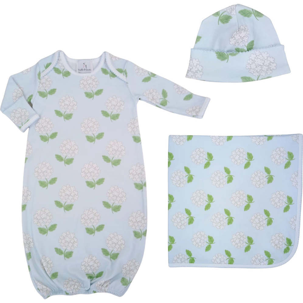 Hydrangea Layette Set, Floral - Mixed Apparel Set - 1
