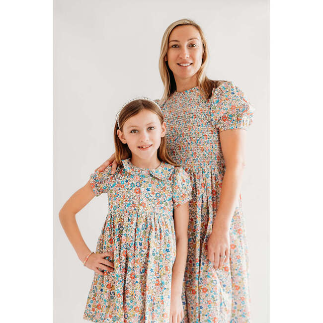 Kendall Womens Smocked Dress, Floral - Dresses - 2