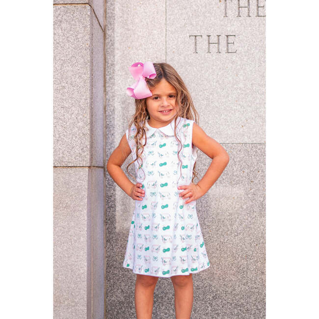 Tee Time Golf Dress, White - Dresses - 3