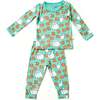Long Sleeve Pajama Set, Milk and Cookies - Pajamas - 1 - thumbnail
