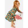 Stretchy Long Sleeve Twirl Dress, Pizza Party - Dresses - 3