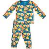 Long Sleeve Pajama Set, Pizza Party - Pajamas - 1 - thumbnail