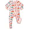 Soft & Stretchy Zipper Footie, Dinosaur Garden - Footie Pajamas - 1 - thumbnail