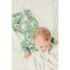 Soft & Stretchy Zipper Footie, Milk and Cookies - Footie Pajamas - 2