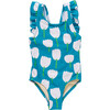 Girls Liv Bow Suit, White Tulips - One Pieces - 1 - thumbnail