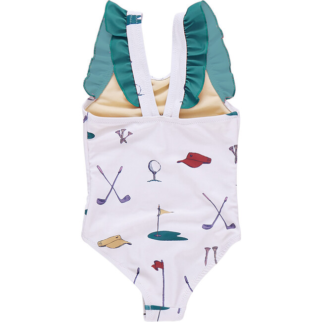 Girls Liv Suit, Cream Golf Tournament - One Pieces - 5