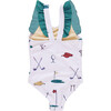 Girls Liv Suit, Cream Golf Tournament - One Pieces - 5