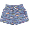Boys Swim Trunk, Bluestone Multi Fishies - Swim Trunks - 1 - thumbnail