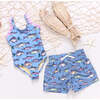 Boys Swim Trunk, Bluestone Multi Fishies - Swim Trunks - 3