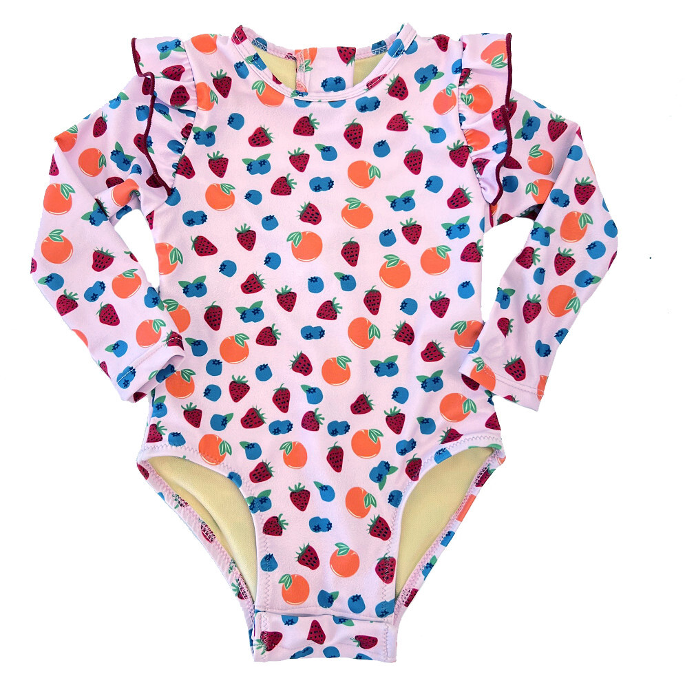 Baby Girls Rachel Suit, Mixed Fruit - One Pieces - 1