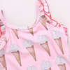 Baby Girls Claire Suit, Neapolitan Ice Cream Cones - One Pieces - 3