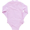 Baby Girls Arden Suit, Pink Faux Embroidery Stripe - One Pieces - 7