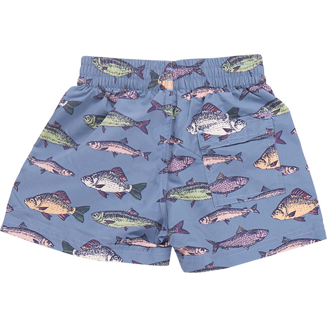 Baby Boys Swim Trunk, Bluestone Multi Fishies - Swim Trunks - 3