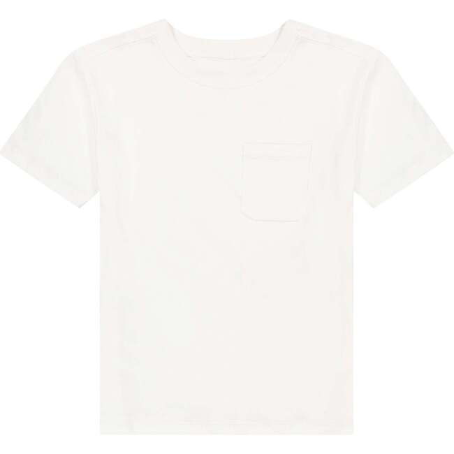 Short Sleeve Tee Toddler Girl, White