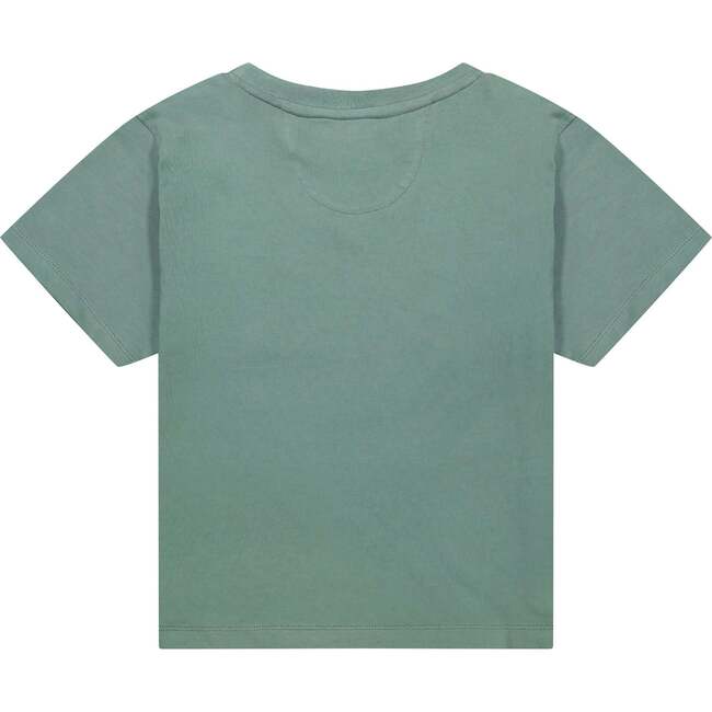 Short Sleeve Tee Shirt Boy, Sea Mist - Shirts - 2