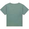 Short Sleeve Tee Shirt Boy, Sea Mist - Shirts - 2