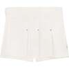 Lola Skort Toddler Girl, White - Skirts - 1 - thumbnail