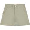 Lily Pull On Shorts Girl, Dried Sage - Shorts - 1 - thumbnail