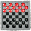 3-In-1 Game Set: Giant Checkers, Tic Tac Toe - Outdoor Games - 1 - thumbnail