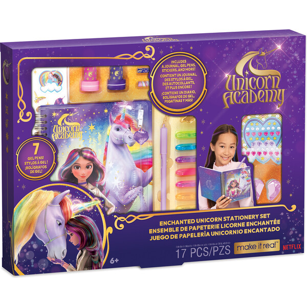 新品　未開封　正規品　enchanted unicorn oracle Unicorn Academy: Enchanted Unicorn Stationery Set - Make It Real