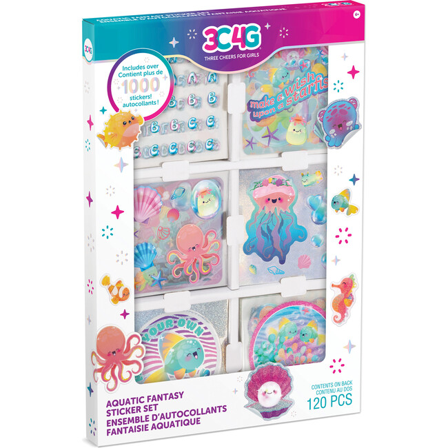 3C4G: Aquatic - Fantasy Sticker Set - Arts & Crafts - 1
