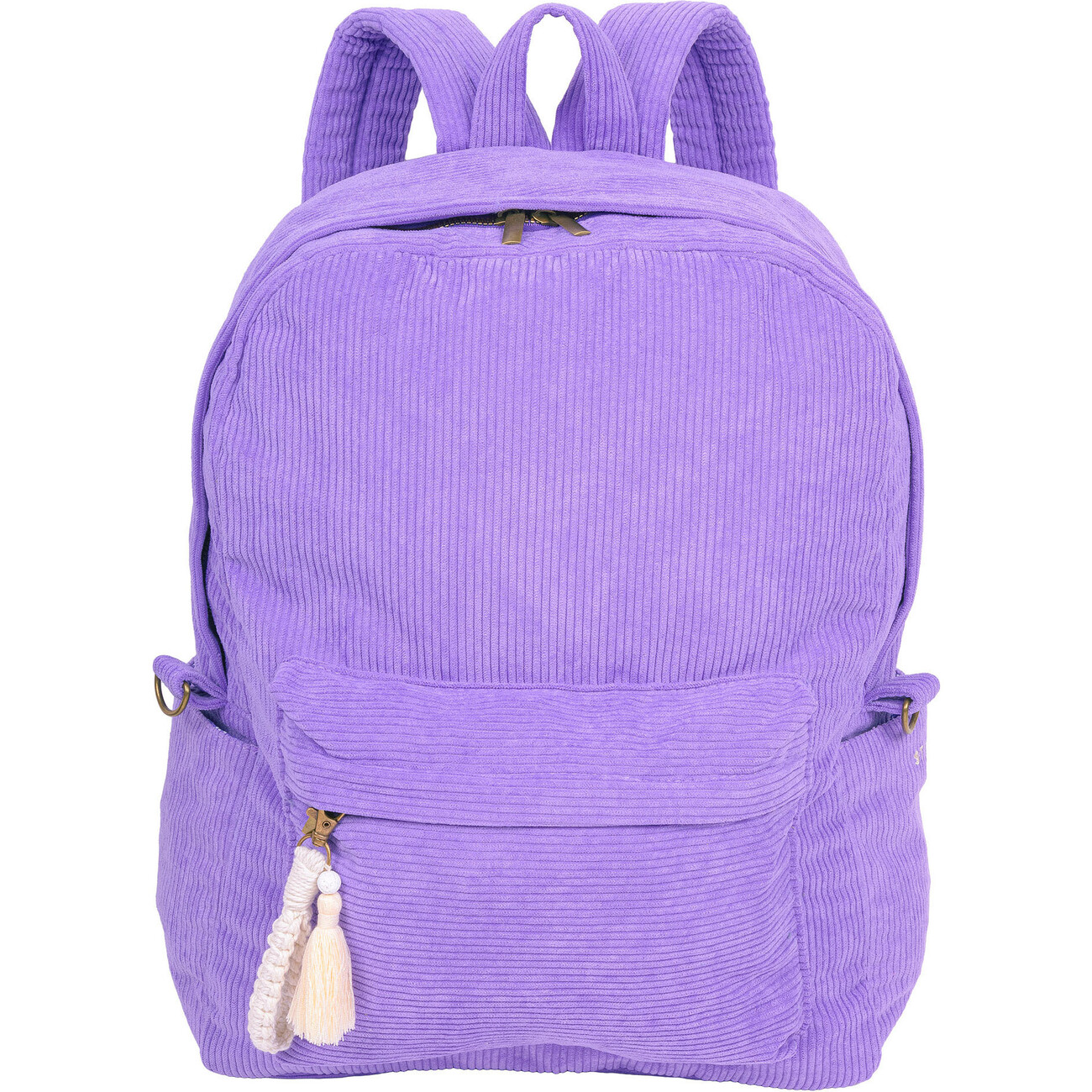 Style.Lab: Billie Corduroy Backpack - Periwinkle - Fashion