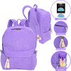 Style.Lab: Billie Corduroy Backpack - Periwinkle - Costume Accessories - 2