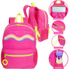 Style.Lab: Debo Rainbow Puffer Backpack - Hot Pink - Costume Accessories - 2
