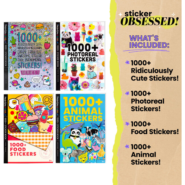 Sticker Book: Bundle - 4 Pack - Arts & Crafts - 2