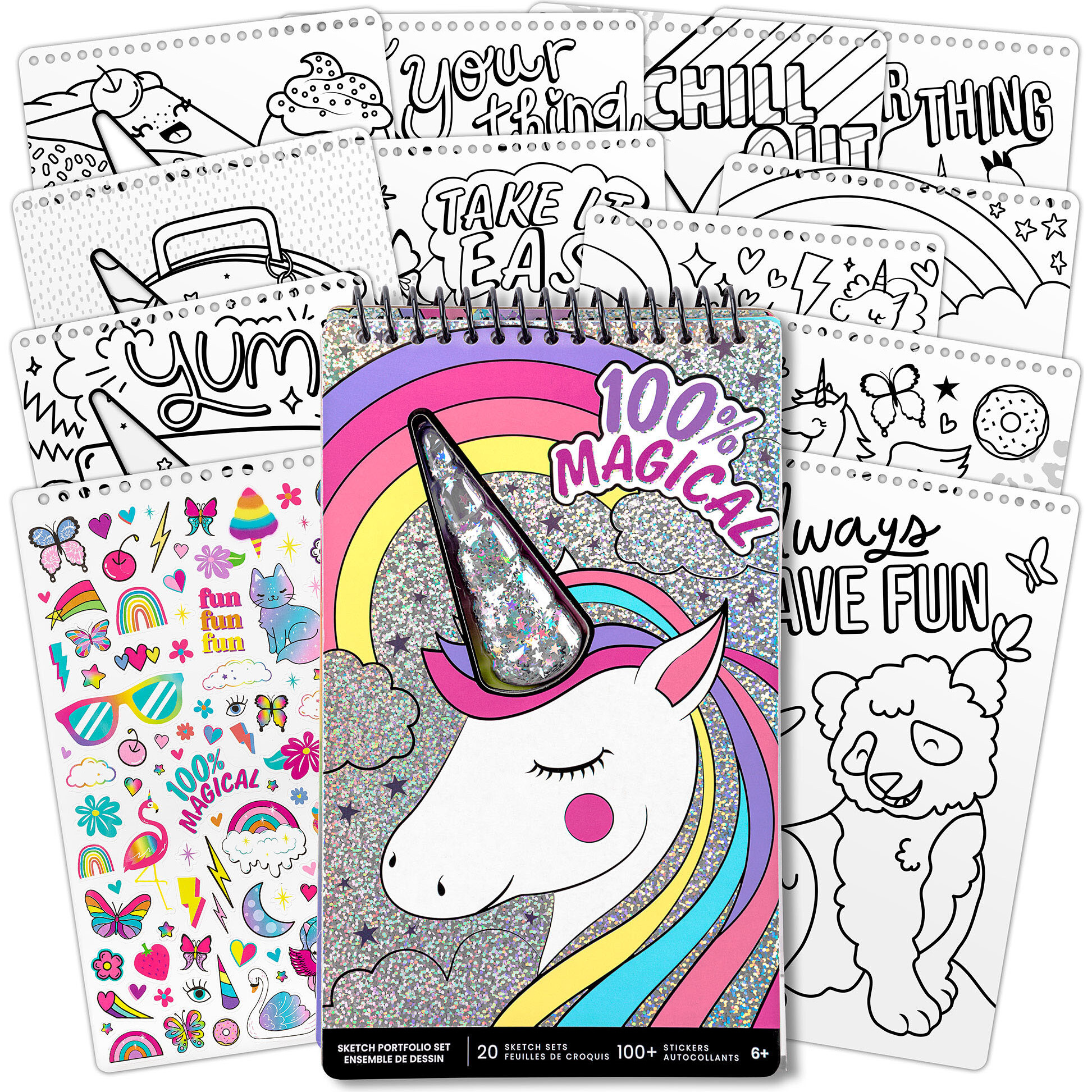 Sketch Portfolio Set: Unicorn Fantasy - Arts & Crafts - 1