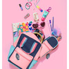 Style.Lab: Harlow Colorblock Backpack Pouch Set - Navy & Pink - Costume Accessories - 4