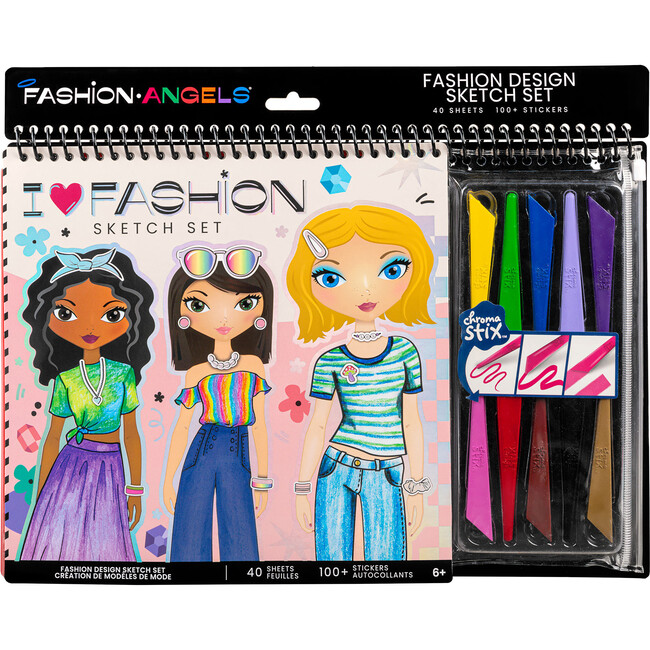 Sketch Portfolio Set: I Heart Fashion - Arts & Crafts - 2