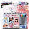 Sketch Portfolio & Markers Set: Fashionista - Arts & Crafts - 1 - thumbnail